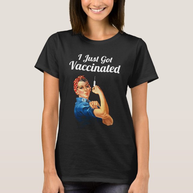 Camiseta Vacuna Rosie the Riveter Covid-19 (Anverso)