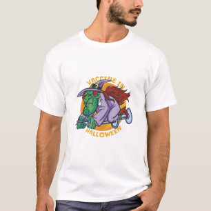 Camiseta Vacuna sarcástica de Vestimenta de Halloween