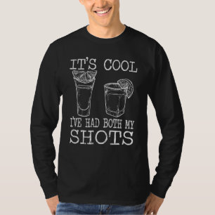 Camiseta Vacunación De Tequila - Su Guay Yo Tenía Ambos Sho