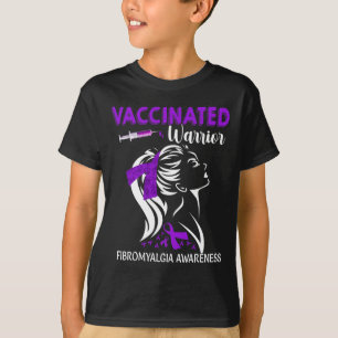 Camiseta Vacunación Guerrero Fibromialgia Conciencia