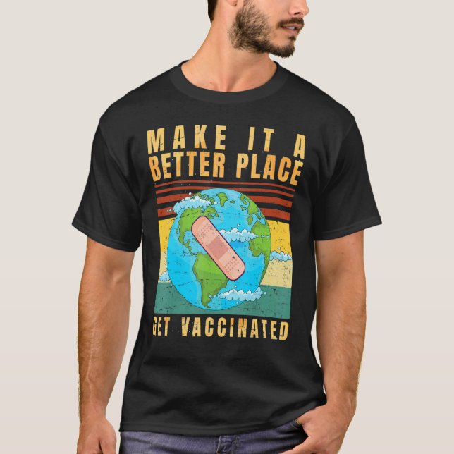 Camiseta Vacunación Pro Vacunación Vacunada Inmunización (Anverso)