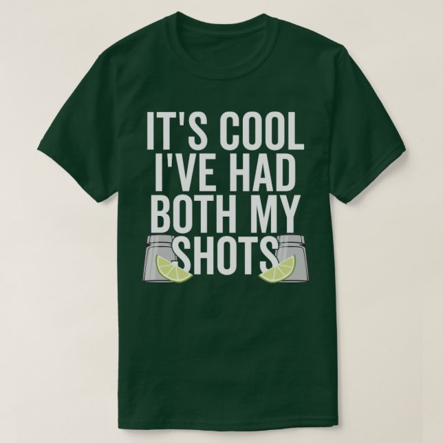 Camiseta Vacunación Vacunada Su Guay Que He Tenido Ambos Za (Diseño del anverso)