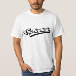 Camiseta Vacunada Al Estilo Vintage
