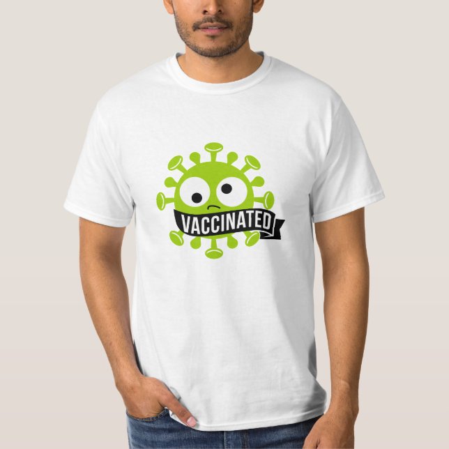 Camiseta Vacunada Al Estilo Vintage (Anverso)