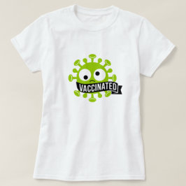 Camiseta Vacunada Al Estilo Vintage