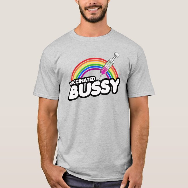 CAMISETA VACUNADO BUSSY (Anverso)