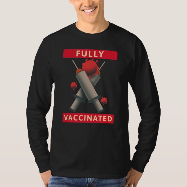 Camiseta Vacunado completamente - Vacunado (Anverso)