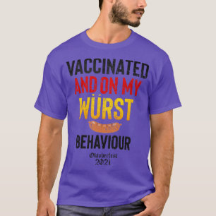 Camiseta Vacunado En Mi Comportamiento De La Espuma 2021