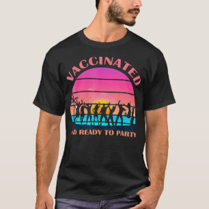 Camiseta Vacunado Listo Para Fiesta Pro Vacunación Verano V