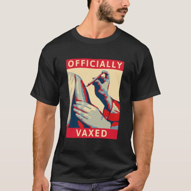 Camiseta Vacunado Oficialmente (Anverso)