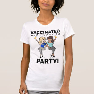 Camiseta Vacunado y listo para Fiesta - Cerveza