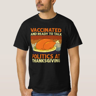 Camiseta Vacunado y listo para hablar sobre política Acción
