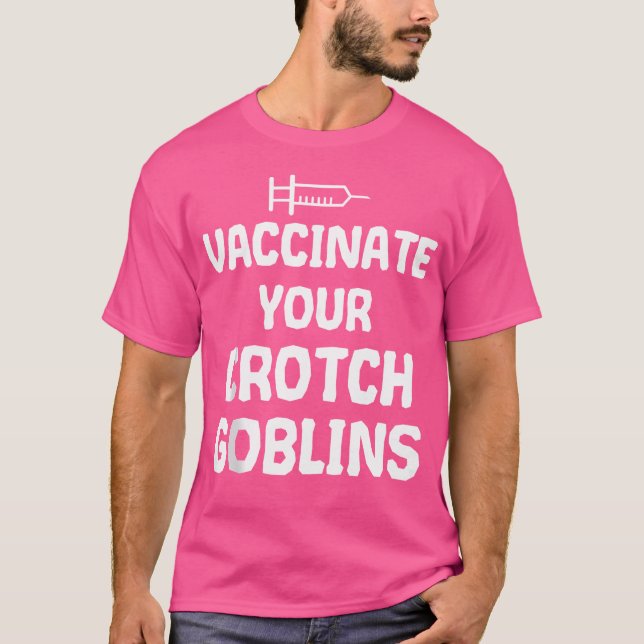 Camiseta Vacunar Sus Goblins De Crotch Para La Docción Pro  (Anverso)