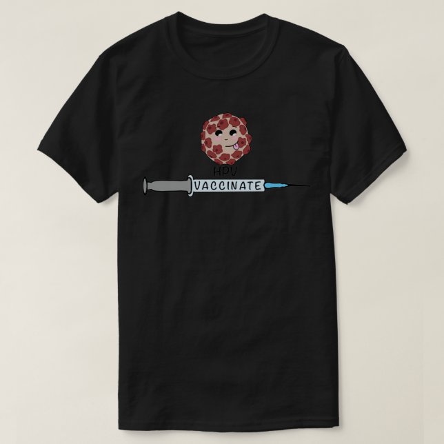 Camiseta Vacunar VPH (Diseño del anverso)