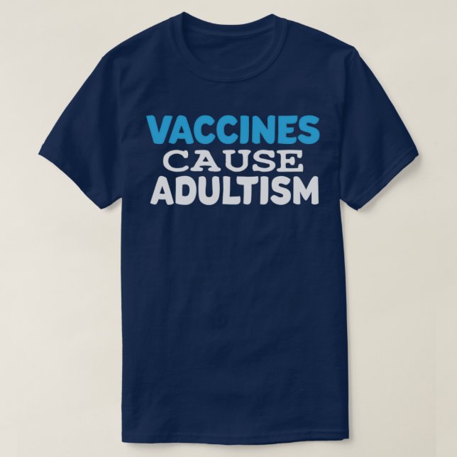 Camiseta Vacunas Causan Astulismo 30 (Diseño del anverso)