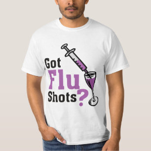 Camiseta ¿Vacunas contra la gripe conseguidas de los