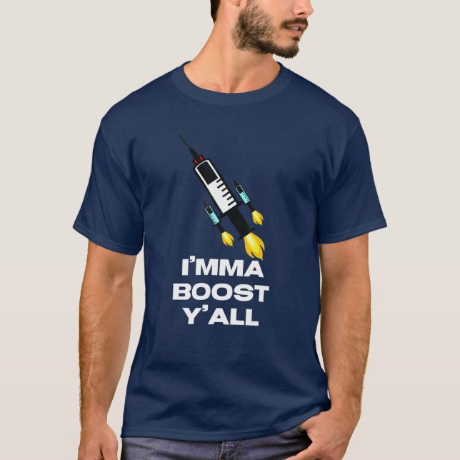 Camiseta Vacunas divertidas contra la inmunización de refue (Anverso)