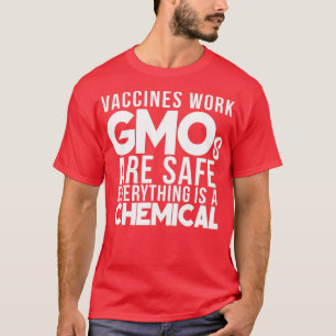 Camiseta Vacunas Guay trabajan OGM científicos seguros Pro