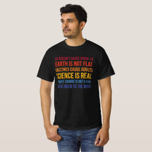 Camiseta Vacunas La ciencia El Cambio Climático Es Real 5G
