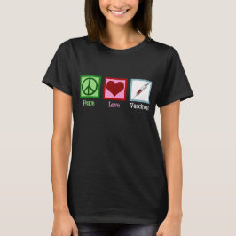 Camiseta Vacunas Pro de Amor por la Paz