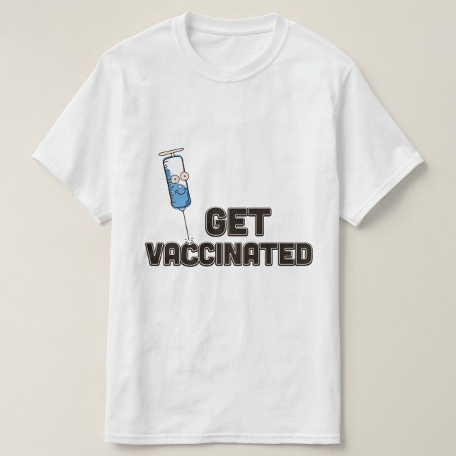 Camiseta Vacúnate (Diseño del anverso)