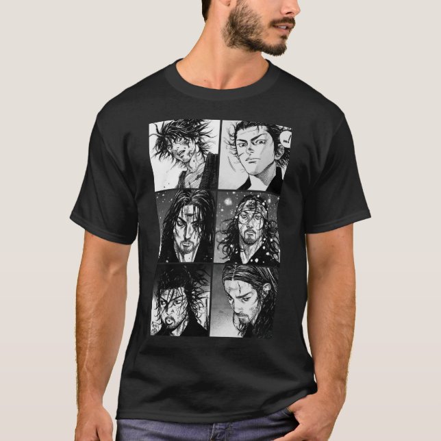 Camiseta Vagabond Manga Faces (Anverso)
