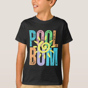 Camiseta Vagabundo de Piscina Afligido Vacaciones de Verano