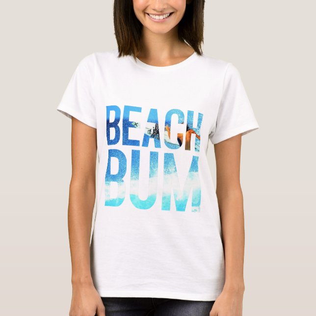 Camiseta vagabundo de playa (Anverso)