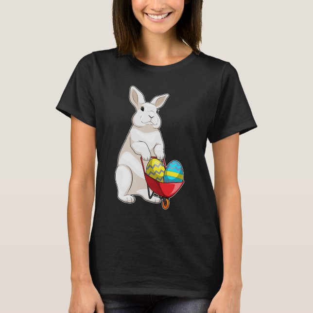 Camiseta Vagón de huevos de pascua de pascua (Anverso)