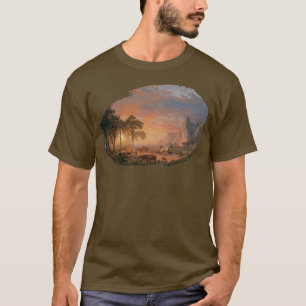 Camiseta Vagones de cobertura vintage en el sendero Oregon