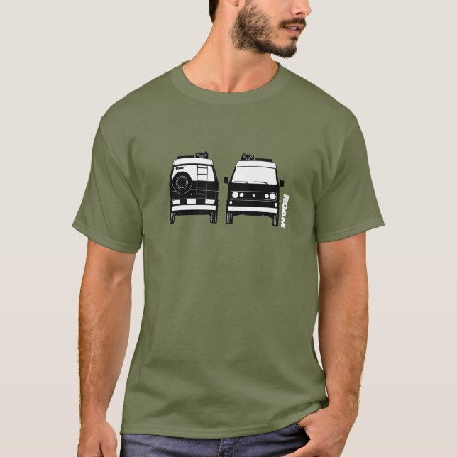 Camiseta VAGUE POR la ropa Campervan terrestre (Anverso)