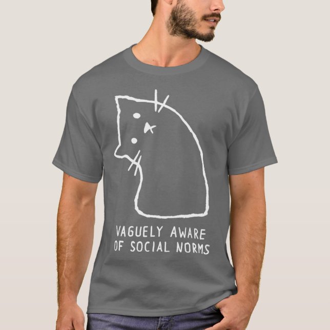 Camiseta Vaguely Aware of Social Norms family friend (Anverso)