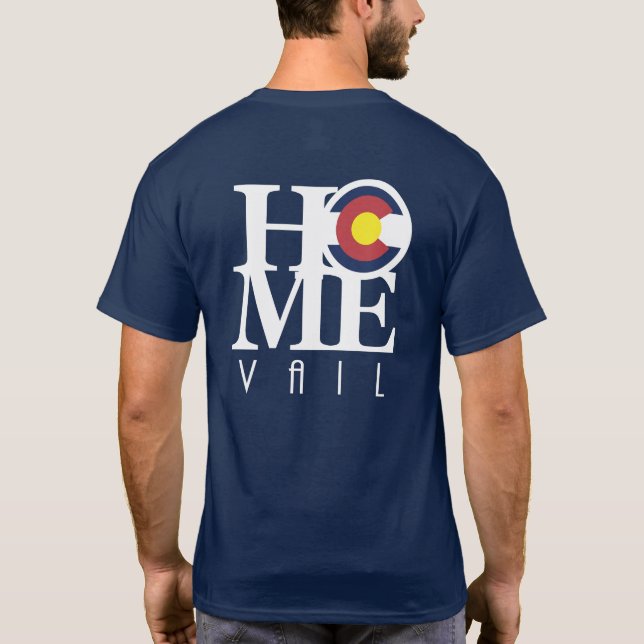 Camiseta Vail CASERO Colorado (Reverso)