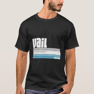 Camiseta Vail Colorado Co Mountain Retro Vintage Skip Hik