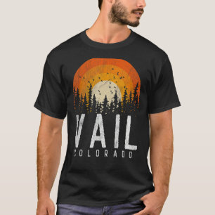 Camiseta Vail Colorado CO Retro Style Vintage 70s 80s 90s