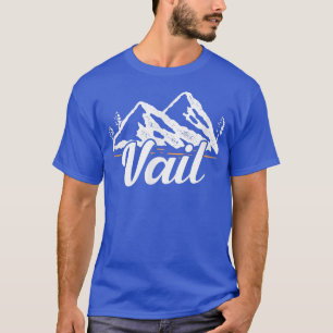 Camiseta Vail Colorado Mountain Ski Skiboard Snowboard