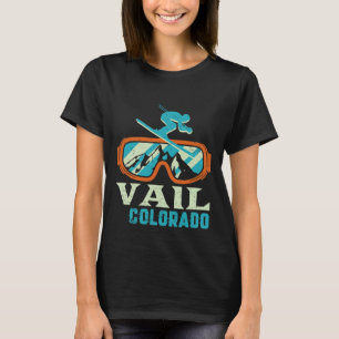 Camiseta Vail Colorado Mountain Vintage Retro Esquí Y Sn