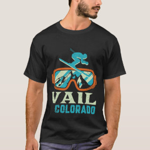 Camiseta Vail Colorado Mountain Vintage Retro Esquí Y Sn