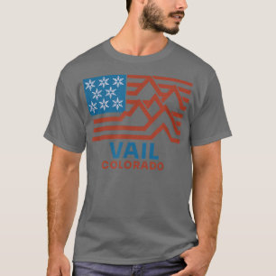 Camiseta Vail Colorado Skowboard Snow Mountain