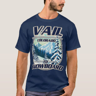 Camiseta Vail Colorado Snowboard