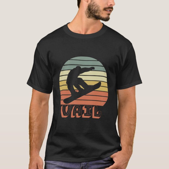 Camiseta Vail Colorado Snowboard Adventure (Anverso)