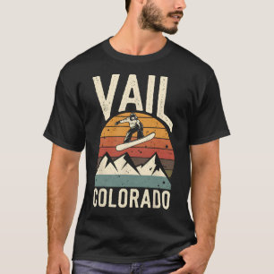 Camiseta Vail Colorado Snowboard Vintage Snowboard