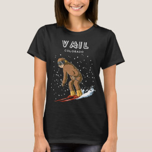 Camiseta Vail Colorado USA Sloth Ski