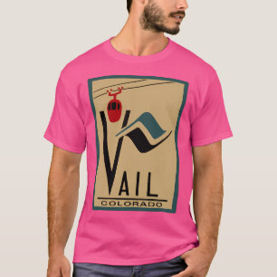 Camiseta Vail Colorado Vintage Travel Decal