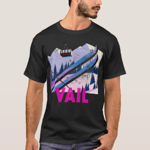 Camiseta Vail Ski Vintage Style Vail Skiation