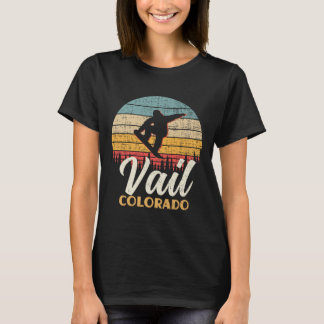 Camiseta Vail Snowboard Colorado Vintage Mountain Retro