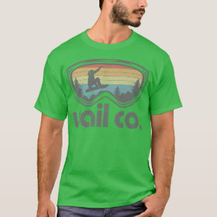 Camiseta Vail Snowboard Resort Retro Colorado Snowboard