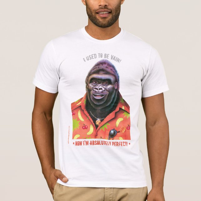Camiseta Vain Gorilla diseño. (Anverso)