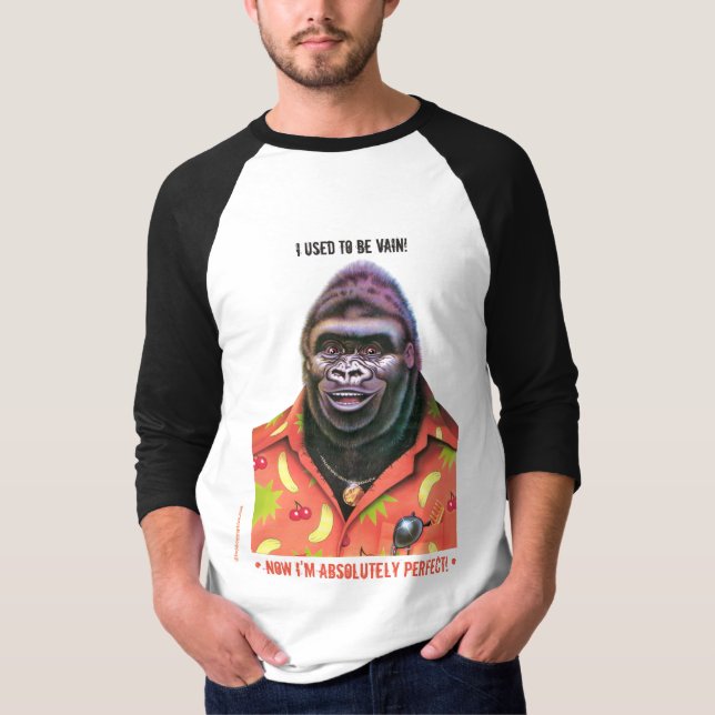 Camiseta Vain Gorilla diseño. (Anverso)