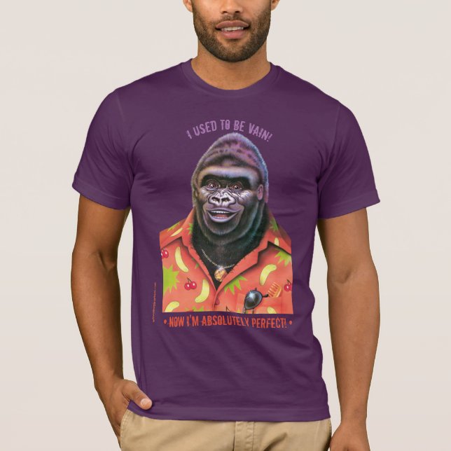 Camiseta Vain Gorilla diseño. (Anverso)